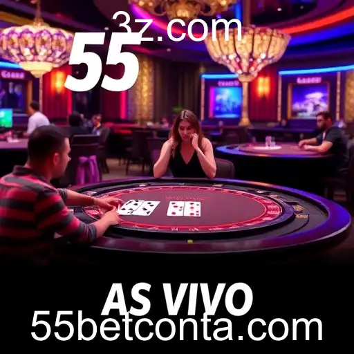 A Emoção dos Jogos de Cassino Online 'Ao Vivo' no Site 55bet